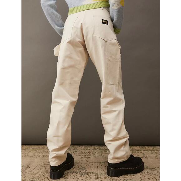 Stan Ray Stanley Painter Pants Cream Cargo High Waisted Women’s Size 28 Vintage - Picture 3 of 11